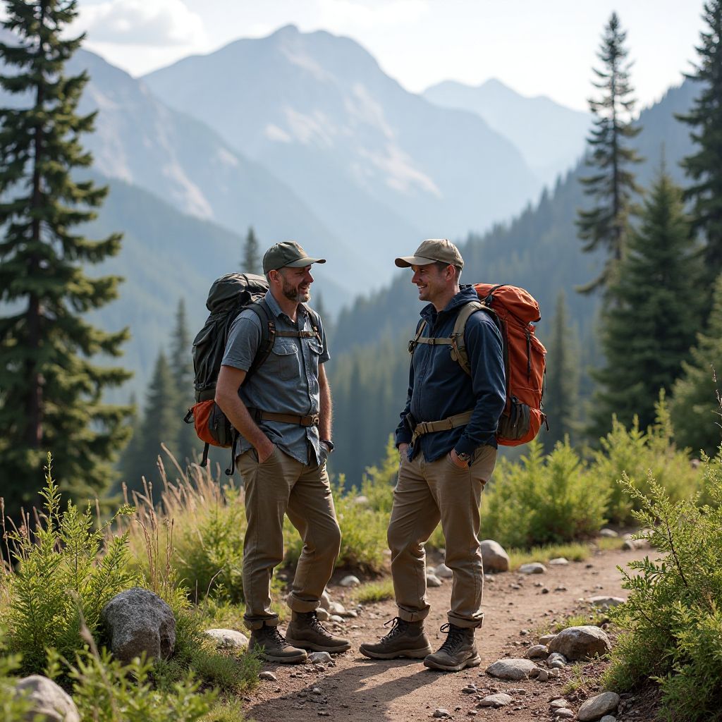 Cedar Ridge founders on mountain trail