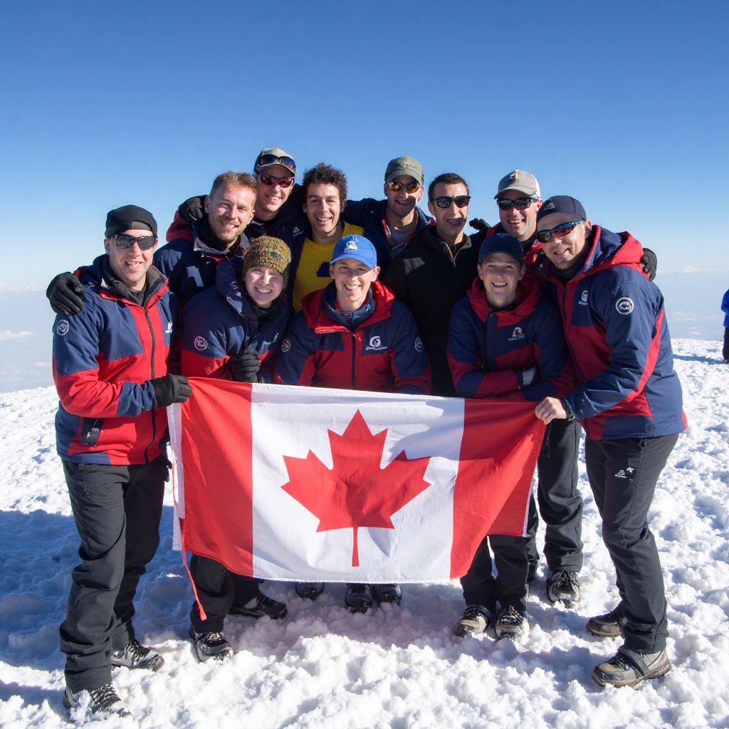 Summit celebration group photo